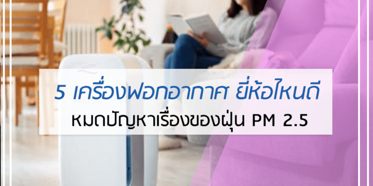 5 อันดับ เครื่องฟอกอากาศ ยี่ห้อไหนดี