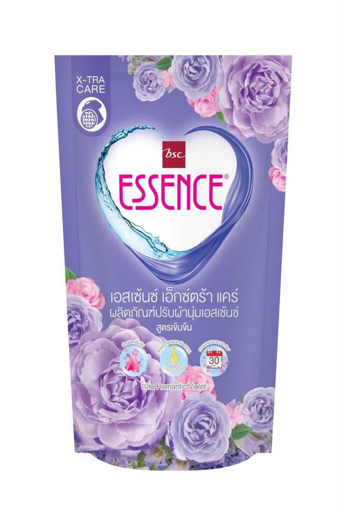 น้ำยาปรับผ้านุ่ม Essence เอ็กซ์ตร้าแคร์ กลิ่น Romantic Violet