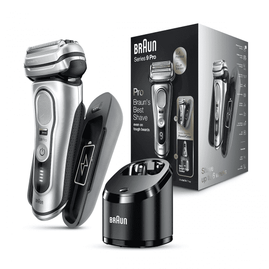 BRAUN รุ่น 9477cc ที่โกนหนวดไฟฟ้า การตัดทำความสะอาดทำได้เร็ว มอเตอร์ประสิทธิภาพสูง