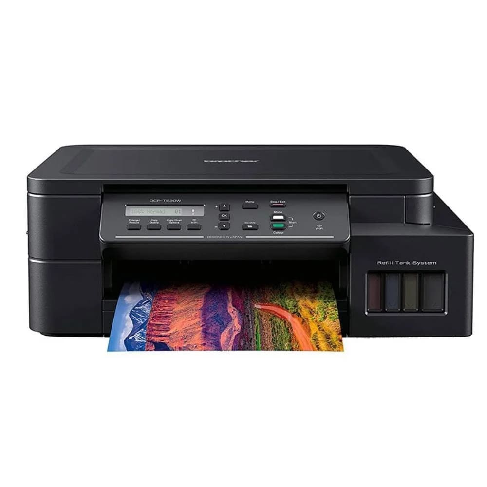 Brother รุ่น DCP-T520W Ink Tank Printer เครื่องปริ้นทันสมัย ทุกงานพิมพ์สวยคมชัด สีไม่เพี้ยนจากเดิม
