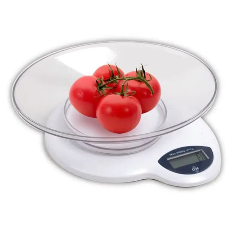 Kashiwa รุ่น PT-815 เครื่องชั่งอาหารดิจิตอล ถาดรองชั่งดีไซน์ใช้งานง่าย รองรับทุกวัตถุดิบไม่ม