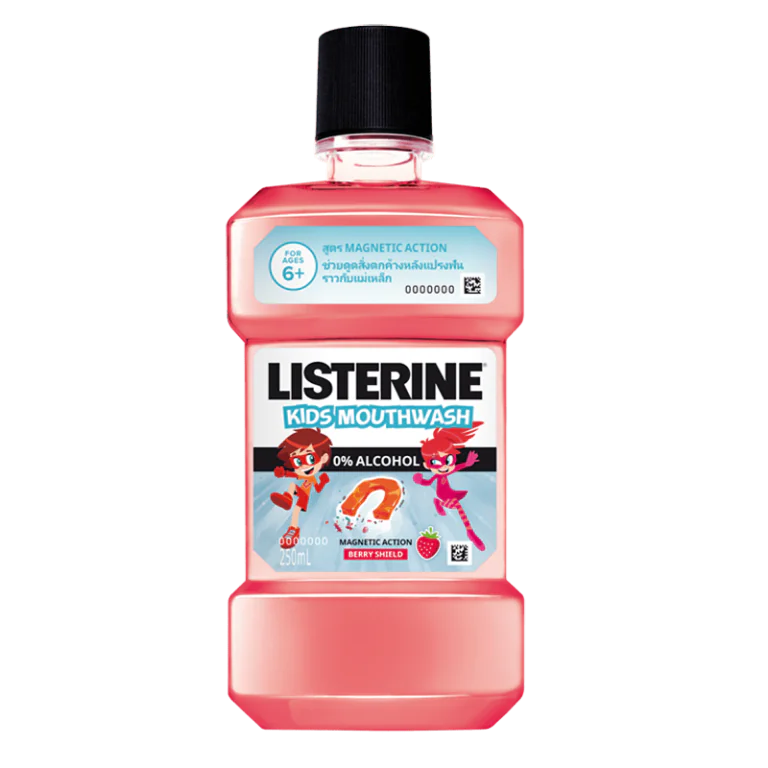 Listerine สูตร Kids Mouthwash น้ำยาบ้วนปาก สูตรคิดค้นเพื่อเด็กเล็ก ดูแลความสะอาดของช่องปากมีประสิท