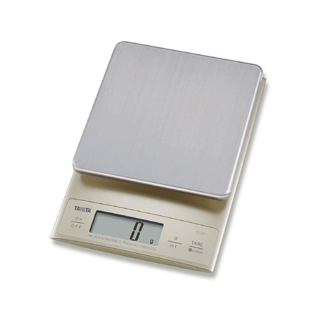 TANITA รุ่น KD-321 Sliver เครื่องชั่งอาหารดิจิตอล ตวงกะปริมาณได้อย่างแม่นยำ สะดวกง่ายทุกการใช้งา