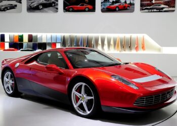 Ferrari car customization shop