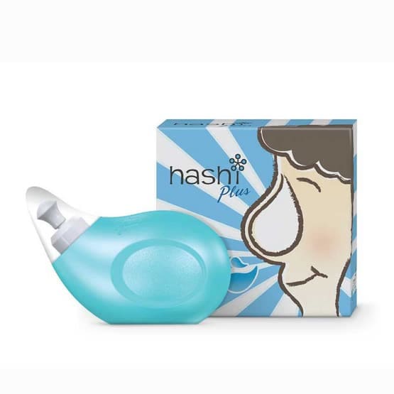 Hashi Care รุ่น Hashi Plus น้ำเกลือล้างจมูก ชำระฝุ่นและสิ่งสกปรกในโพรงจมูกได้อย่างปลอดภัย