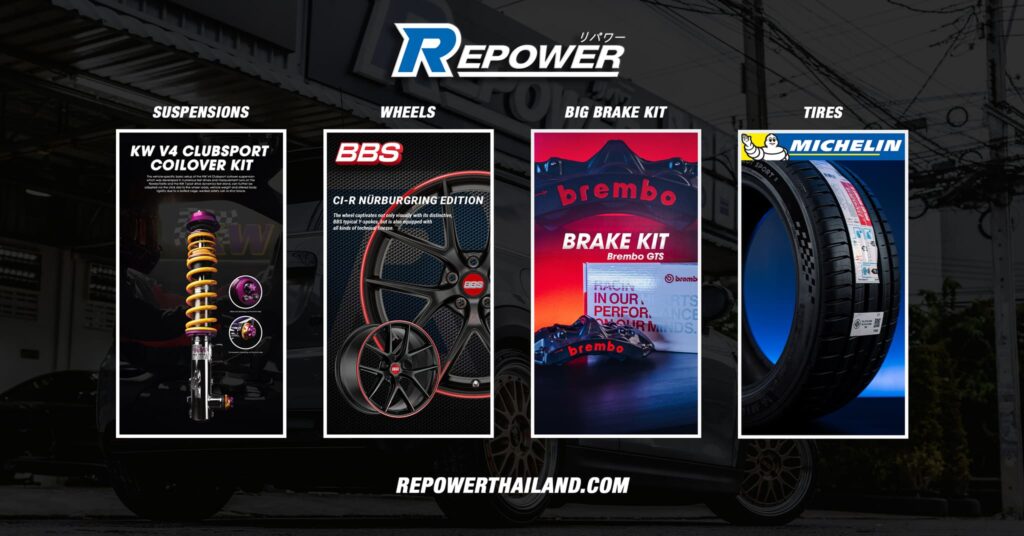 Repower Thailand ร้านแต่งรถ Lamborghini รวมทุกสไตล์การแต่งรถหรู รถนอก ครบจบบริการในที่เดียว