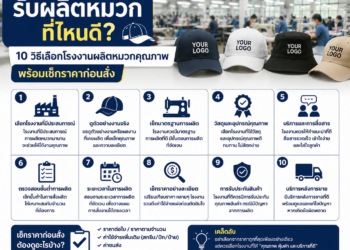 รับผลิตหมวกที่ไหนดี? 10 วิธีเลือกโรงงานผลิตหมวกคุณภาพ พร้อมเช็กราคาก่อนสั่ง